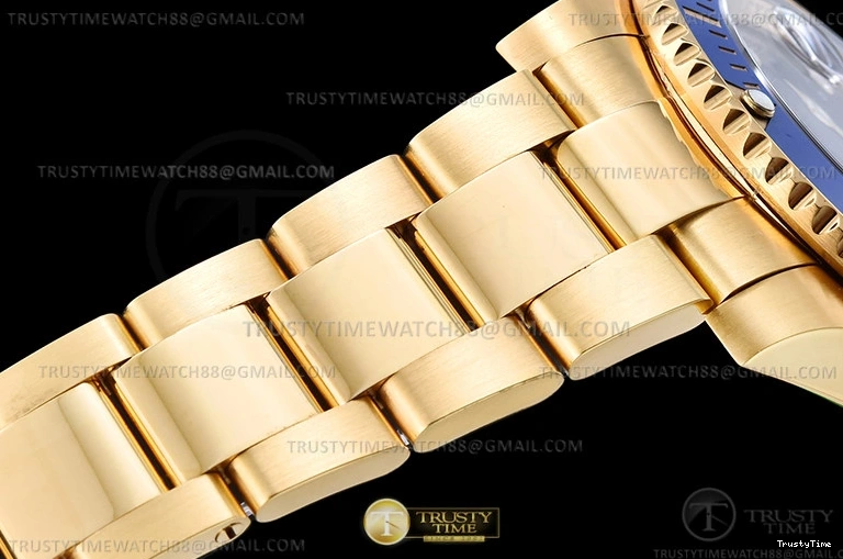 0323 TravelReady Submariner 116618LB Wrp 904 YG YG Blue KF VR 1091